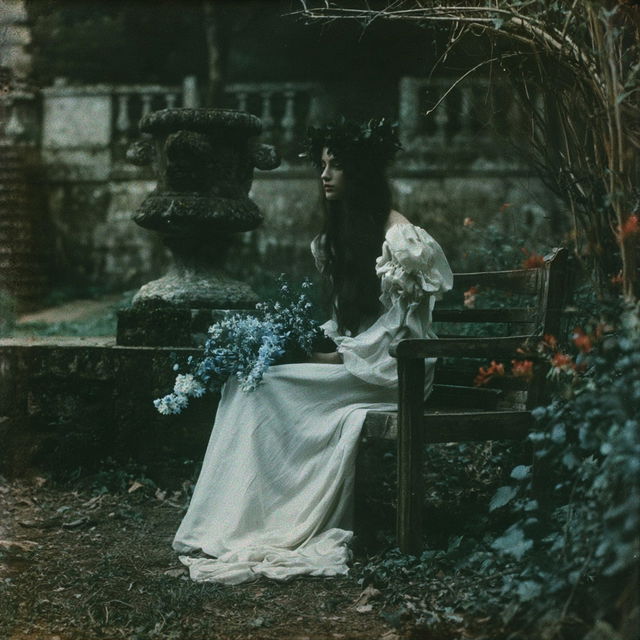 Autochrome print style, Midjourney V8.2, render 4 of 4