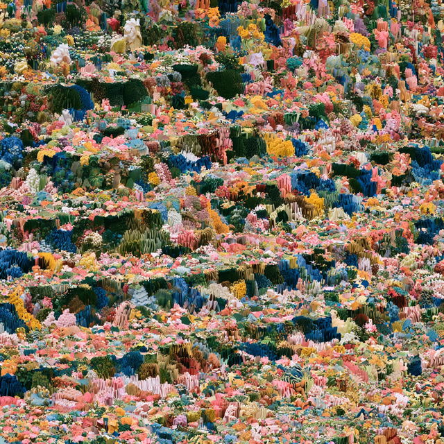 Autostereogram style, Midjourney V8.2, render 4 of 4