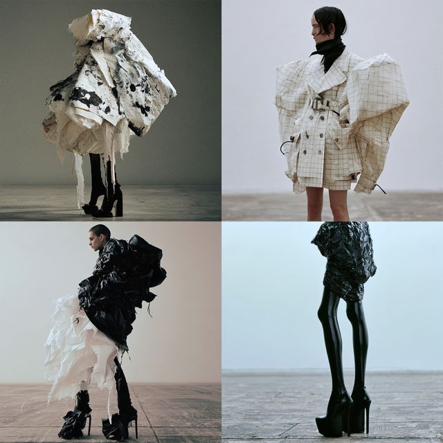 Avant-garde fashion style, Midjourney V8.2, render 1 of 4
