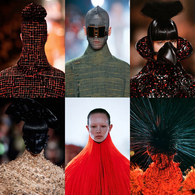 Avant-garde fashion style, Midjourney V8.2, render 3 of 4