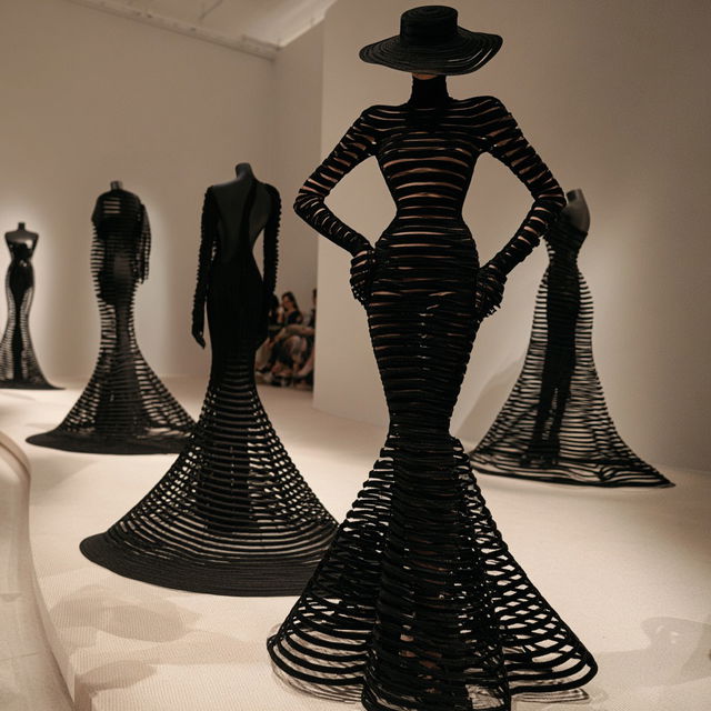 Azzedine Alaia style, Midjourney V8.2, render 1 of 4