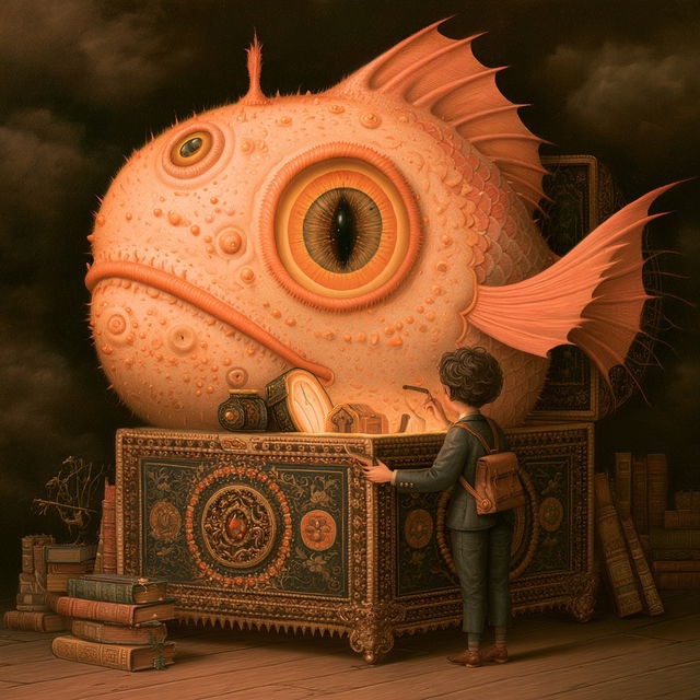 Gorgon Gavotte style, Midjourney V8.2, render 3 of 4