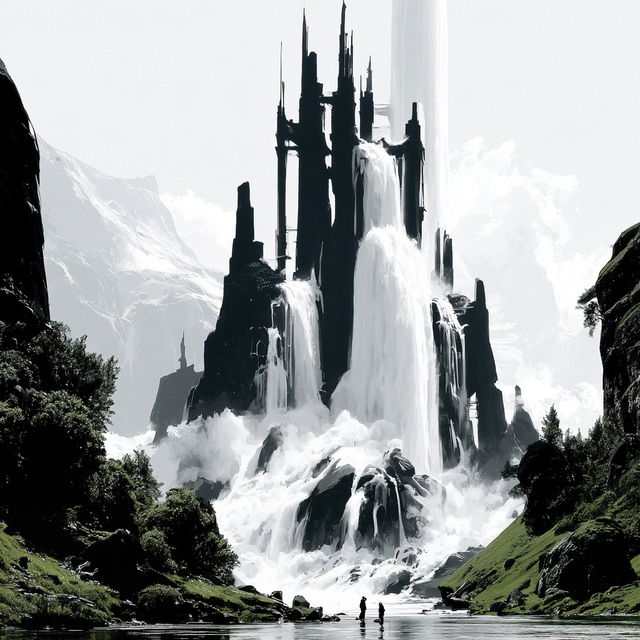 Castleglyph style, Midjourney V8.2, render 4 of 4