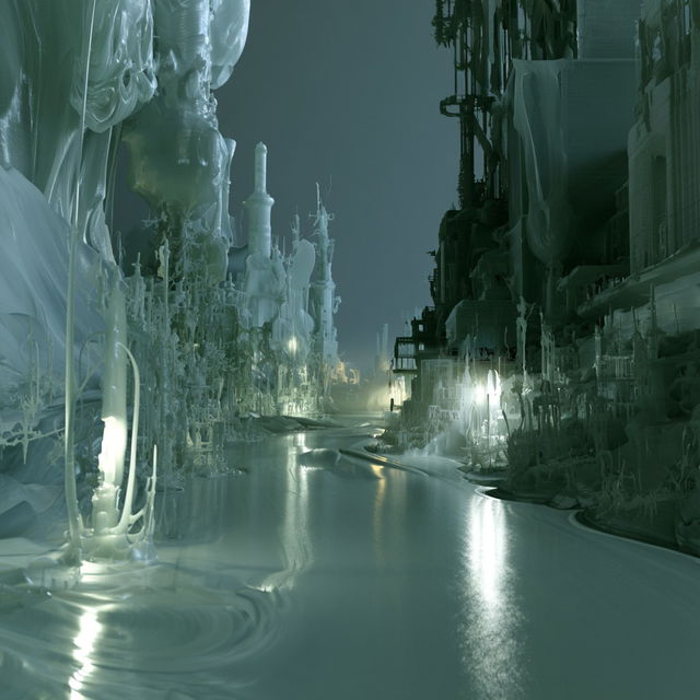 Vitrogild style, Midjourney V8.2, render 4 of 4