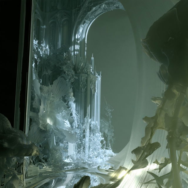 Vitrogild style, Midjourney V8.2, render 3 of 4