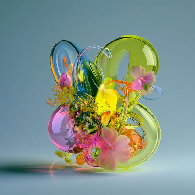 Neon Isobar style, Midjourney V8.2, render 2 of 4