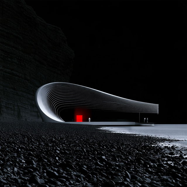 Kilnblack Parametrics style, Midjourney V8.2, render 4 of 4