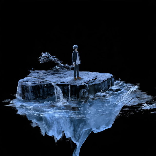 Nightfall Lithomancy style, Midjourney V8.2, render 1 of 4