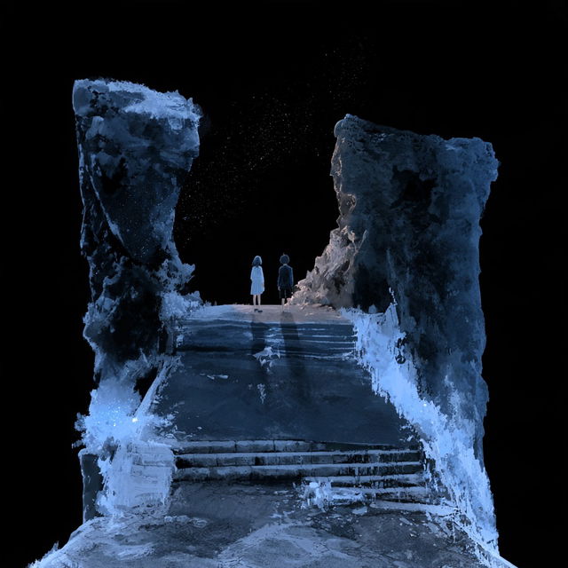Nightfall Lithomancy style, Midjourney V8.2, render 4 of 4