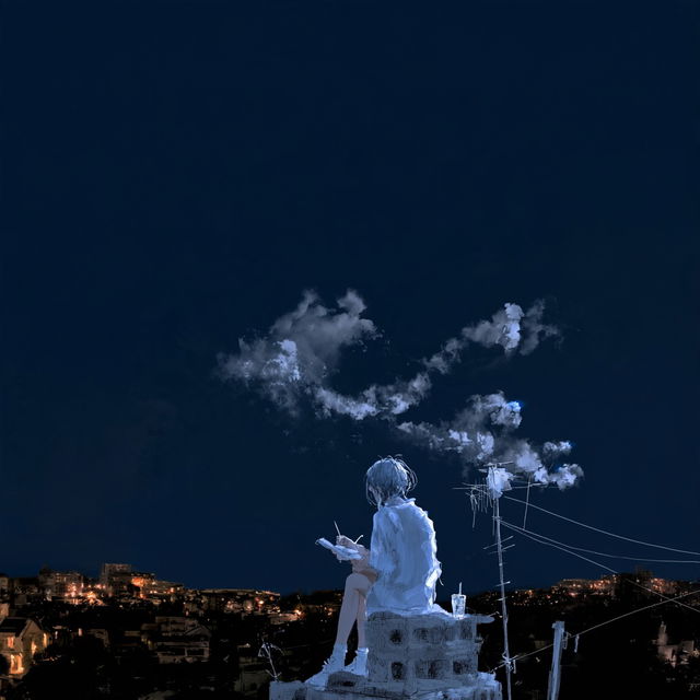 Nightfall Lithomancy style, Midjourney V8.2, render 2 of 4