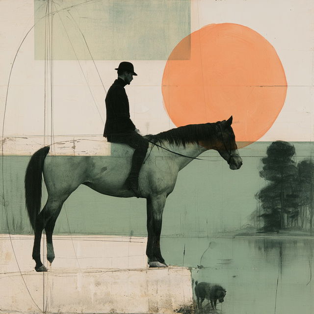 Coralgrid Equine style, Midjourney V8.2, render 1 of 4