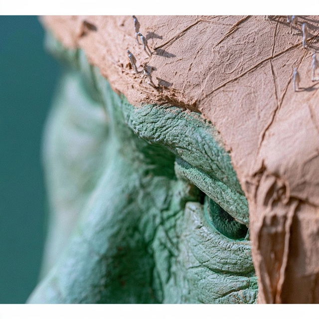 Verdigris Barkism style, Midjourney V8.2, render 3 of 4
