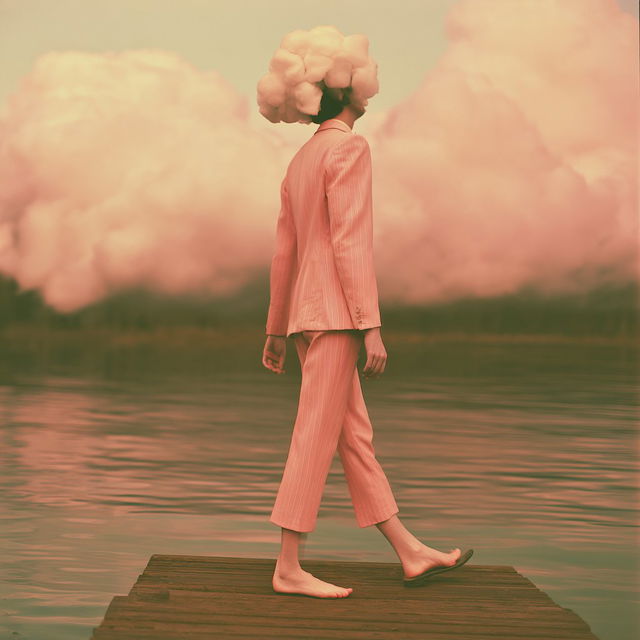 Peachfold Xenoscenics style, Midjourney V8.2, render 4 of 4