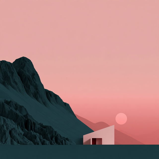 Brutalist Mythic Prospect style, Midjourney V8.2, render 3 of 4