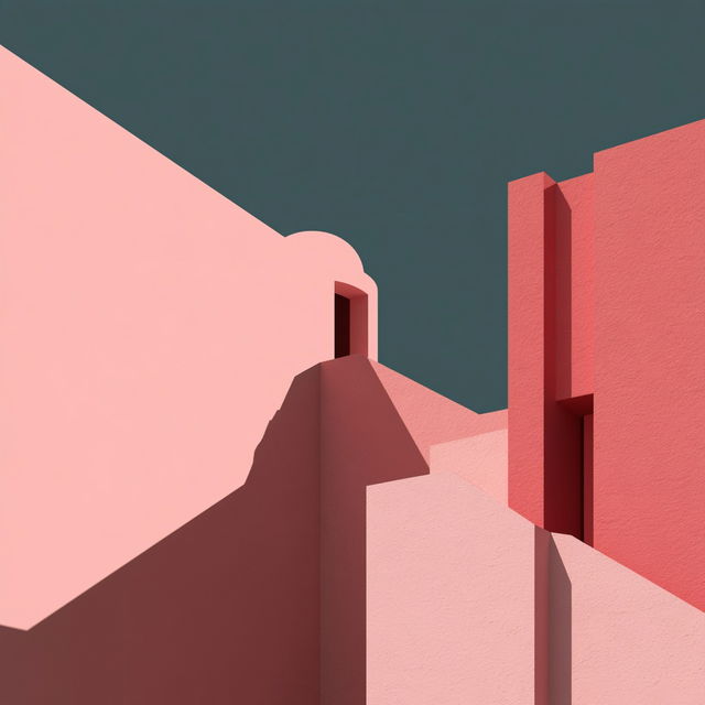 Brutalist Mythic Prospect style, Midjourney V8.2, render 1 of 4