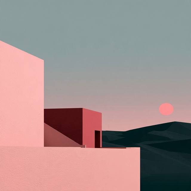 Brutalist Mythic Prospect style, Midjourney V8.2, render 4 of 4