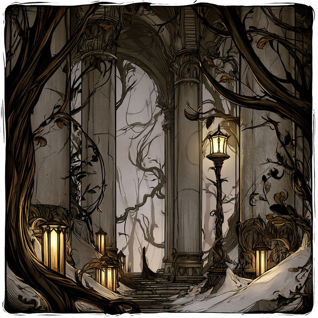 Inkharbour style, Midjourney V8.2, render 1 of 4