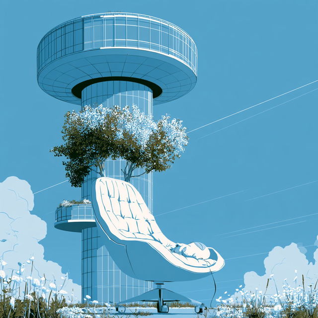 Collage Aeropolis style, Midjourney V8.2, render 4 of 4