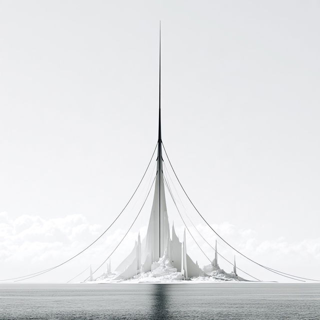 Machineghost Geometry style, Midjourney V8.2, render 4 of 4