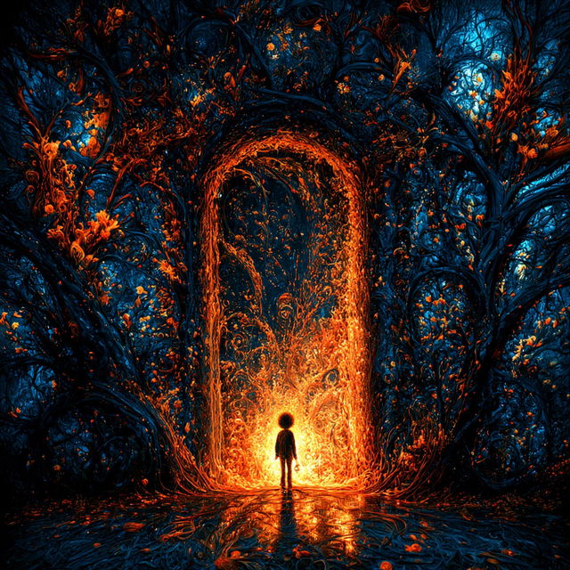 Bramblechromia style, Midjourney V8.2, render 1 of 4