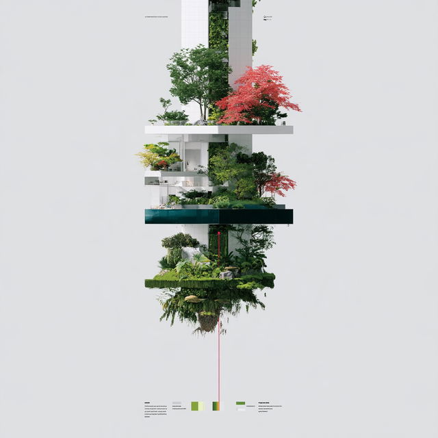Terraced Measure style, Midjourney V8.2, render 3 of 4