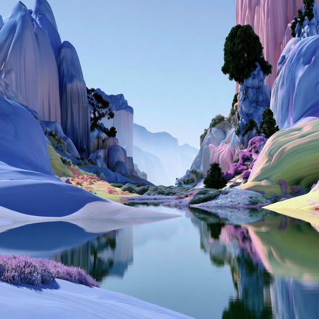 Marionette Terrascenics style, Midjourney V8.2, render 2 of 4