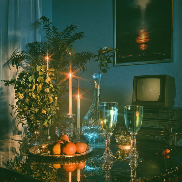 Tealbird Afterlight style, Midjourney V8.2, render 2 of 4