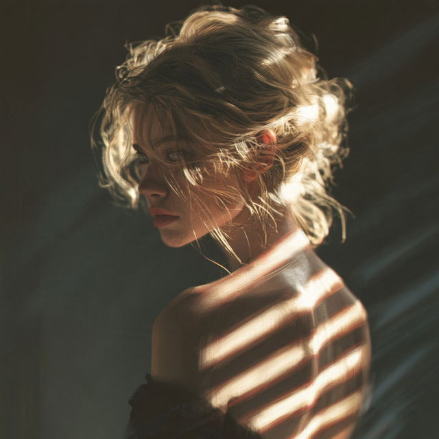 Backlit style, Midjourney V8.2, render 3 of 4