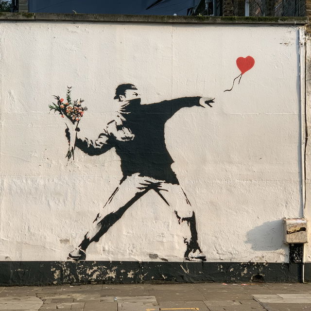 Banksy style, Midjourney V8.2, render 4 of 4