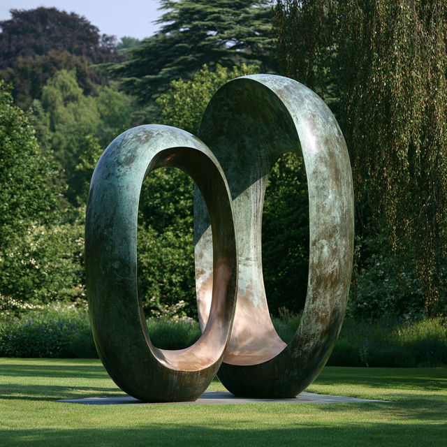 Barbara Hepworth style, Midjourney V8.2, render 3 of 4