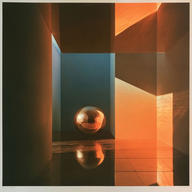 Barbara Kasten style, Midjourney V8.2, render 3 of 4