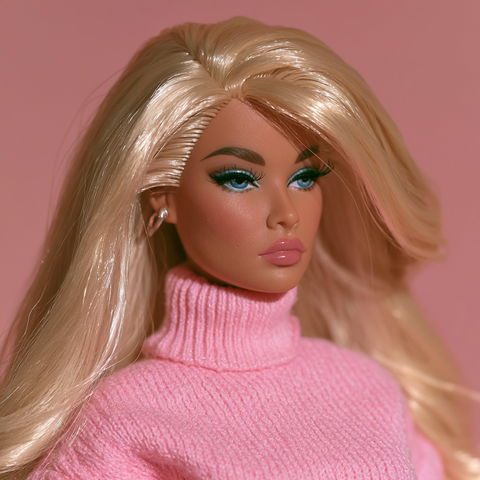 Barbie style (Titles), Midjourney V8.2