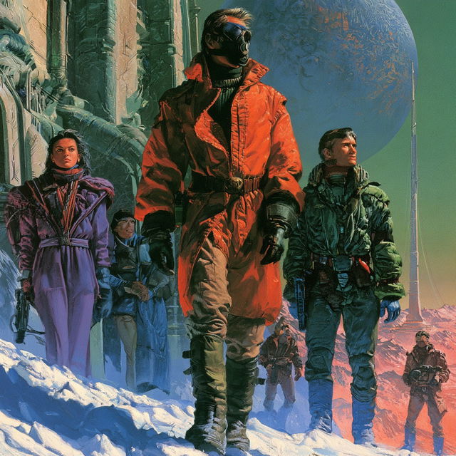 Barclay Shaw style, Midjourney V8.2, render 2 of 4