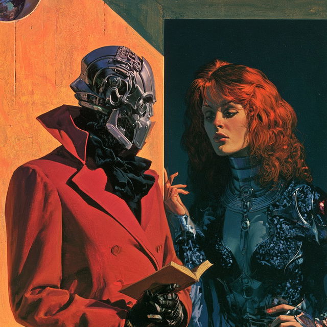 Barclay Shaw style, Midjourney V8.2, render 3 of 4