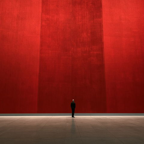 Barnett Newman style (Painters), Midjourney V8.2