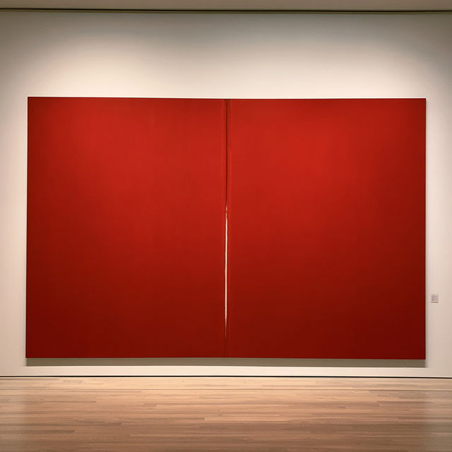 Barnett Newman style, Midjourney V8.2, render 4 of 4
