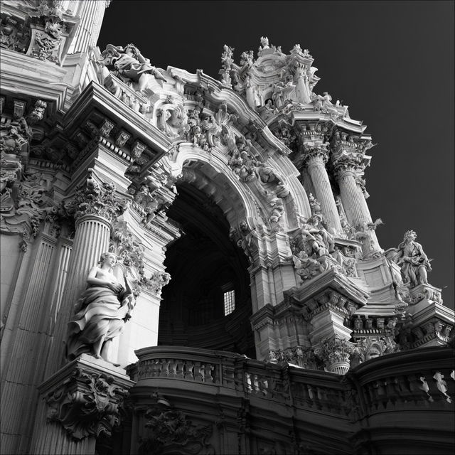 Baroque architecture style, Midjourney V8.2, render 3 of 4