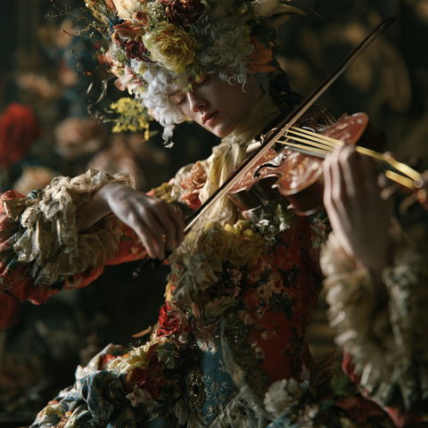 Baroque style (Genres), Midjourney V8.2