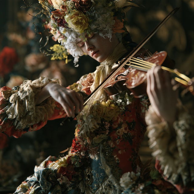 Baroque style, Midjourney V8.2, render 1 of 4