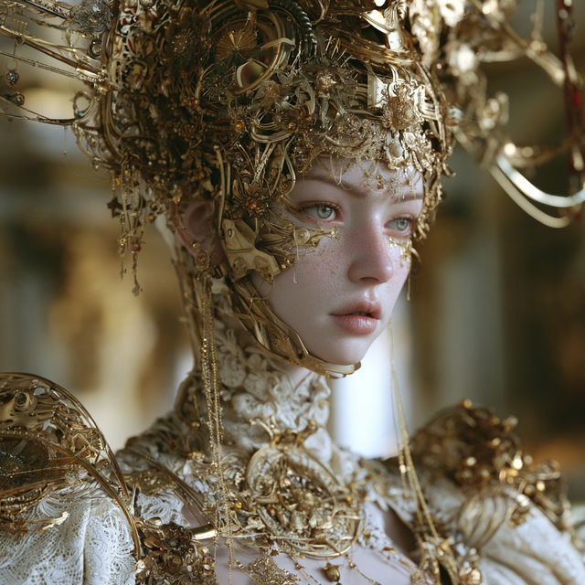 Baroque style, Midjourney V8.2, render 4 of 4