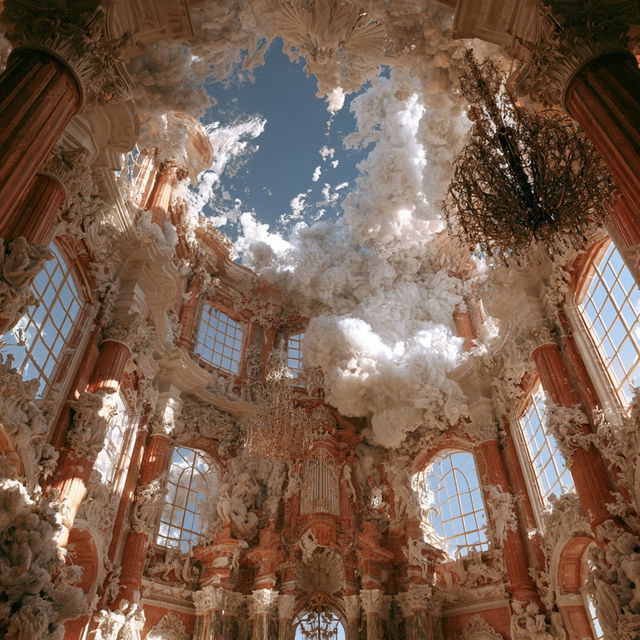 Baroque style, Midjourney V8.2, render 3 of 4