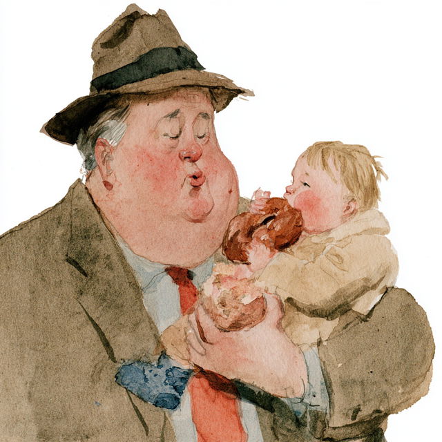 Barry Blitt style, Midjourney V8.2, render 3 of 4