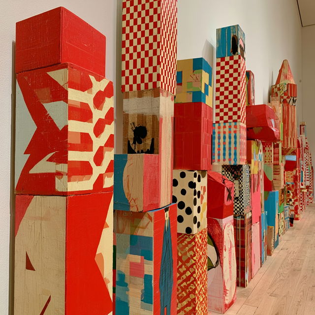Barry McGee style, Midjourney V8.2, render 2 of 4