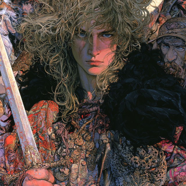 Barry Windsor-Smith style, Midjourney V8.2, render 2 of 4