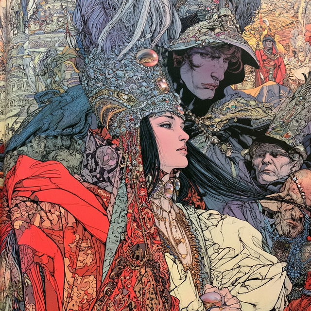 Barry Windsor-Smith style, Midjourney V8.2, render 4 of 4