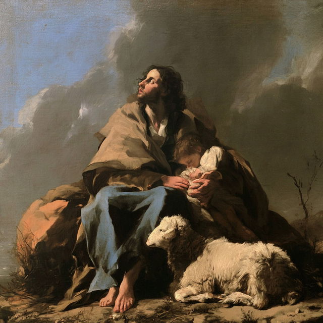 Bartolome Esteban Murillo style, Midjourney V8.2, render 4 of 4