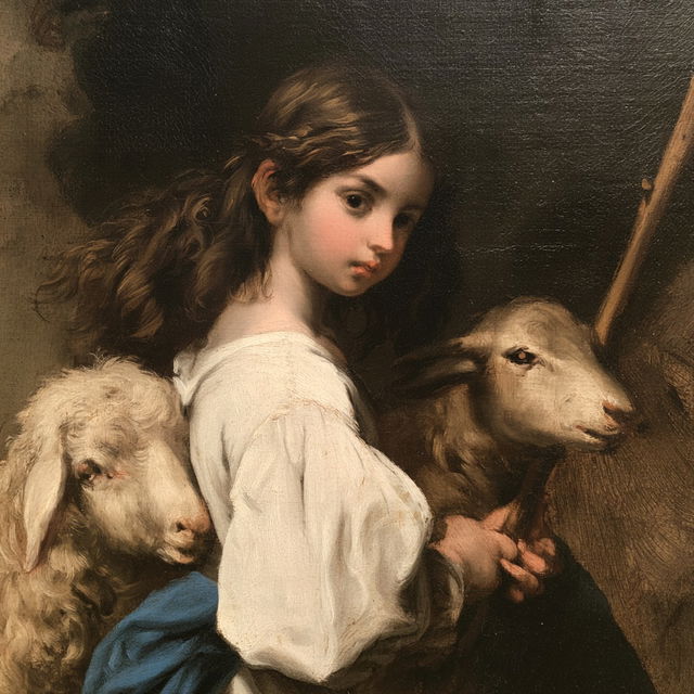 Bartolome Esteban Murillo style, Midjourney V8.2, render 3 of 4