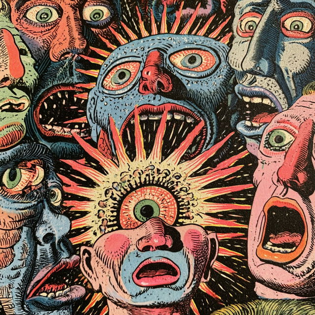Basil Wolverton style, Midjourney V8.2, render 2 of 4