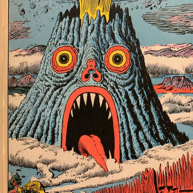 Basil Wolverton style, Midjourney V8.2, render 3 of 4