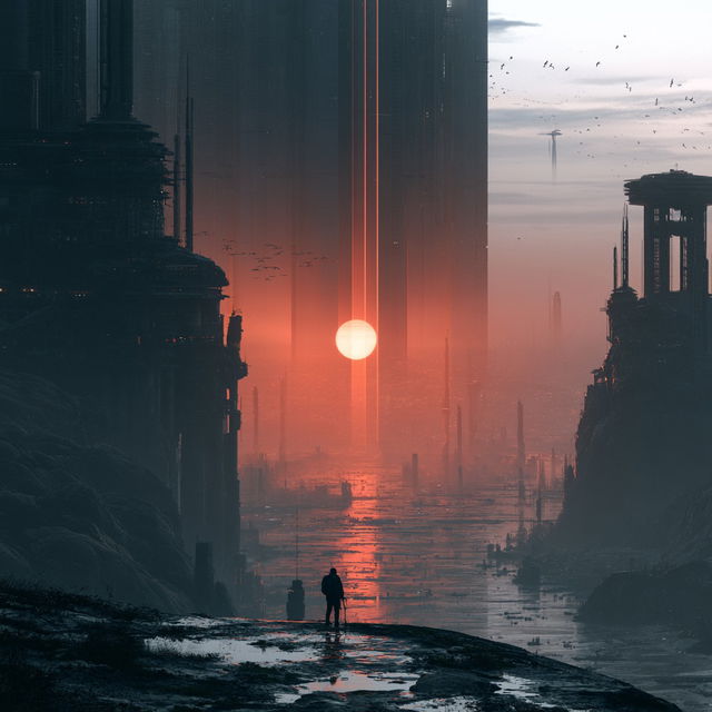 Bastien Grivet style, Midjourney V8.2, render 3 of 4